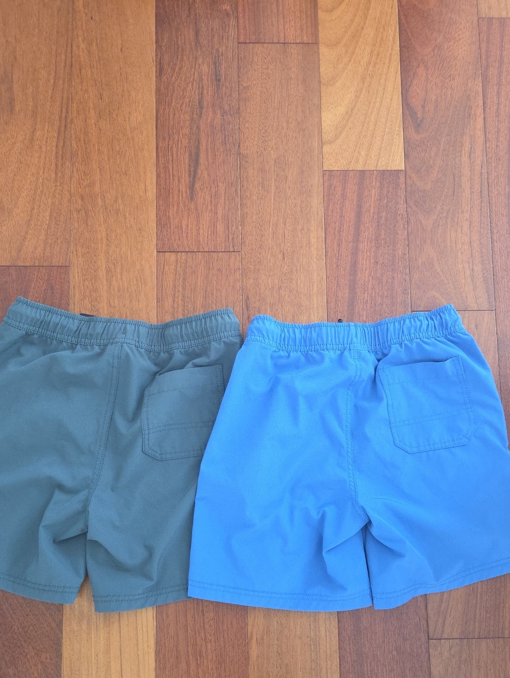 Cat & Jack and Old Navy 4-Pack Pull-On Shorts in Blue, Green, and Gray Sz 10/ 12 - Picture 10 of 10